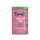 Weiße Schokolade mit grünem Zucker und Erdbeergeschmack KidoVit, 250 g, Remedia