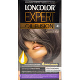 Loncolor Expert Vopsea de păr fără amoniac Oil Fusion 4.1 șaten cenușiu mediu, 1 buc