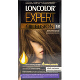 Loncolor Expert Vopsea de păr fără amoniac Oil Fusion 5.53 șaten auriu deschis, 1 buc