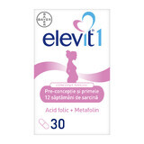 Bayer Elevit 1 Kinderwunsch & Schwangerschaft Tabletten, 30 Tabletten