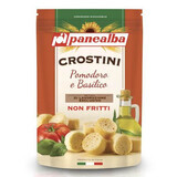 Crostini mit Tomaten und Basilikum, 100 g, Panealba