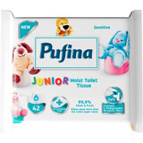 Pufina Junior Feucht-Toilettenpapier, 42 Stück