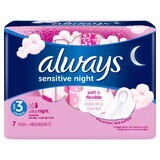 Always Sensitive Ultra Night Saugeinlagen, 7 Stück, P&amp;G