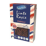 Paste fusilli fara gluten din linte rosie, 250 g, Sam Mills