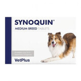 Supliment nutritiv pentru sustinerea articulatiilor la caini de medie Synoquin EFA Medium Breed, 30 tablete, VetPlus