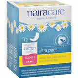 Absorbante Organice Ultra Pads Super Plus, 12 bucăți, Natracare