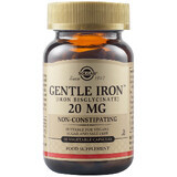 Fier cu acțiune blândă Gentle Iron 20 mg, 90 capsule, Solgar