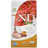 Wachtel und Quinoa Trockenfutter für Katzen N&amp;D Skin &amp; coat, 1,5 kg, Farmina