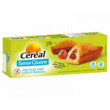 Mini chec fara gluten si lactoza cu crema de capsuni, 210 g, Cereal