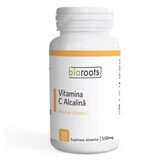 Vitamina C Alcalina, 90 capsule vegetale, Bioroots