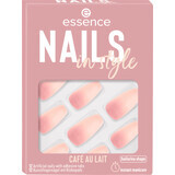 Essence In Style unghii false 16 Cafe au lait, 12 buc