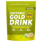 Gold Drink isotonisches Getränkepulver mit Zitronengeschmack, 500 g, Gold Nutrition