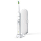 Elektrische Zahnbürste Clean 6100, Weiß+ Tragetasche, HX6877/28, Philips Sonicare