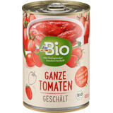 DmBio Geschälte ganze Tomaten, 400 g