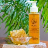 Gel de curatare delicata pentru fata cu miere, glicerina si geranium african, 100ml, Nuca Organic