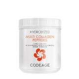 Codeage Hydrolyzed Multi Collagen - 5 Arten Kollagen Peptide, Kollagen hydrolysiert aus 5 Peptidquellen, geschmacksneutral, 567 g, GNC