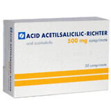 Acetylsalicylsäure 500mg und Calciumgluconat 150 mg, 30 Tabletten, Gedeon Richter Rumänien