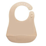 Bavaglino in silicone, 6 mesi+, Bubble Beige, Appekids