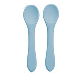 Silikonlöffel-Set, 6 Monate+, Aqua Blau, Appekids