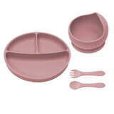 Set de dérivation en silicone, 6 mois et plus, Old Rose, Appekids