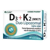 D3 + K2 (MK7) Duo liposomal, 30 Kapseln, Cosmopharm