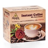 Coffee with ganoderma, stevia and vanilla Instant Coffee Mix, 10 sachets, Ayura Herbal