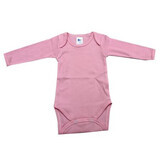 Langarm-Body aus Baumwolle, 18-24 Monate, Rosa, Baltic Bebe