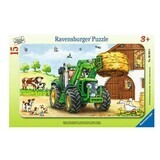 Landbouwtractor puzzel, 15 stukjes, Ravensburger