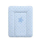 Materassino morbido blu con stelle, 50x70 cm, +0 mesi, Ceba Baby