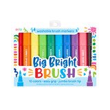 Craies lavables Big Bright Brush, 10 couleurs, Ooly