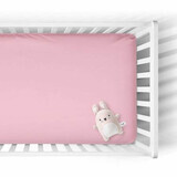 Knitted elastic sheet, 140x70 cm, Pink, Tuxi Brands