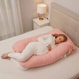 Maternity Pillow 3 in 1 Maxim, Pink Salmon, Twindeco