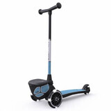 Highwaykik 2 Folding Children's Scooter, +2 years, Lifestyle Steel Reflective, Scoot &amp; Ride