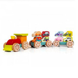 Wooden train and cars, Cubika