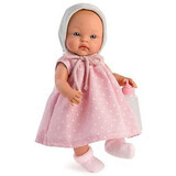 Baby Alex Doll with Pink Dress and Bottle, +3 years, 36 cm, Asivil