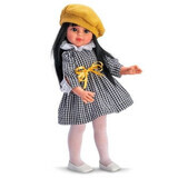 Sabrina Brown Doll with Dress and Yellow Stockings, +3 years, 40 cm, Asivil