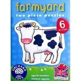 Set of six farm animal puzzles, Orchard Toys