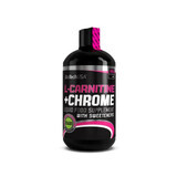 L-Carnitine + Chrome Liquid Portocale, 500 ml, Biotech USA