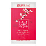 Parfümfreie Anti-Aging-Gesichtsmaske mit Super-Hyaluronsäure, 20 ml, Hada Labo Tokyo