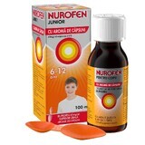 Nurofen Junior strawberry-flavoured, 6-12 years, 100 ml, Reckitt Benckiser Healthcare