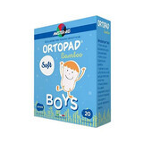 ORTOPAD SOFT Boys Junior Master-Aid Kinderokkluder, 67x50 mm, 20 Stück, Pietrasanta Pharma