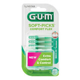 Perii interdentare Soft-Picks Comfort Flex Medium, 40 bucăți, Sunstar Gum