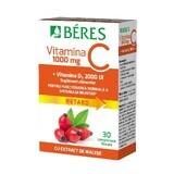 Vitamin C 1000 mg Filmtablette RETARD + Vitamin D3 2000 IU, 30 Tabletten, Beres