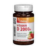 Vitamin D 2000IU kaubar, 90 Tabletten, Vitaking