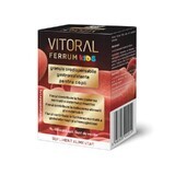 Vitoral Ferrum Kids granule orodispersabile, 20 plicuri, Vitalogic