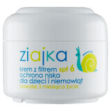 Ziajka, sunscreen for babies and children from 3 months, SPF 6, 50 ml