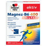 Doppelherz aktiv Magnesium-B6 400 UltraFast, citrus flavor, 20 sachets