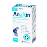 Anaftin Spray, 15ml - Mundpflege-Spray zur Linderung von Schleimhautirritationen und Aphthen. Ideale Größe für unterwegs. Erfrischender Geschmack.