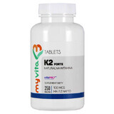 MyVita K2 Forte, vitamina K2 MK-7 procedente del natto 100 µg, 250 comprimidos