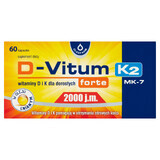 D-Vitum Forte 2000 IU. K2 MK-7, 60 Kapseln